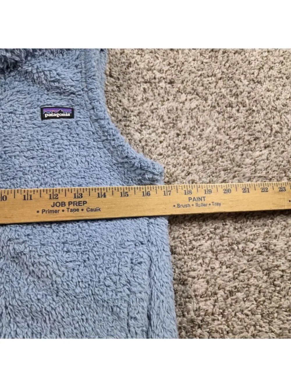 Patagonia Los Gatos Vest Girls Large Blue Full Zip - Picture 3 of 6